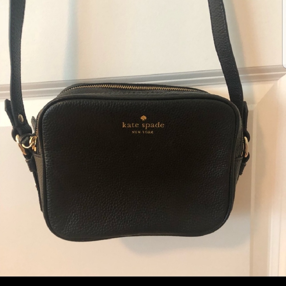 Black Kate spade cross body purse